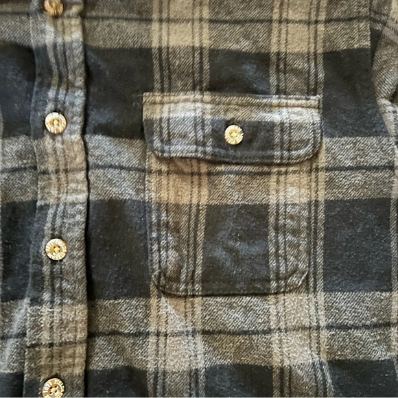 Field & Stream 1871 Men’s size XL Plaid Heavy Flannel Button Up Shirt Coat - Picture 4 of 8